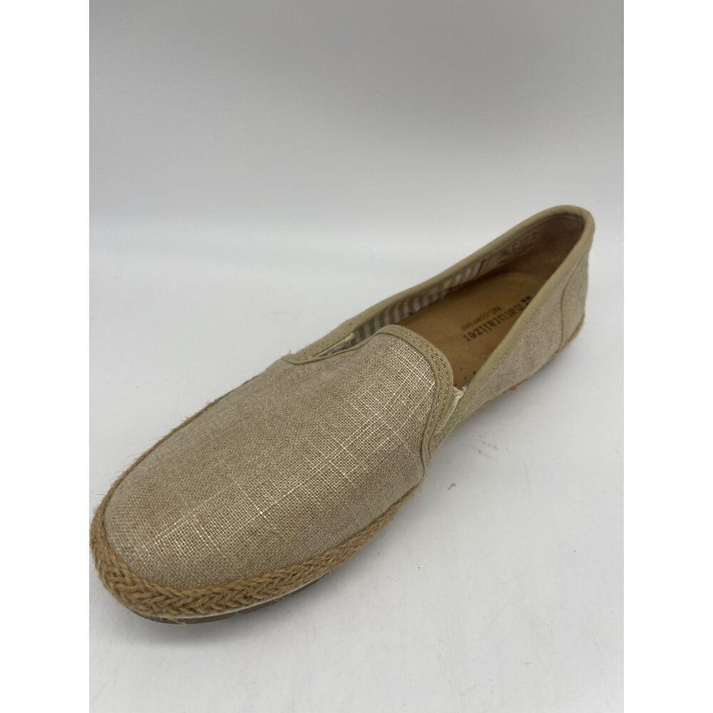 Naturalizer Rayna Women Tan Canvas Slip-On Shoe Size 10